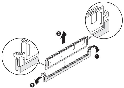 ACER ASPIRE PREDATOR G3620-033 - Pour retiree une barrette mémoire : - 1