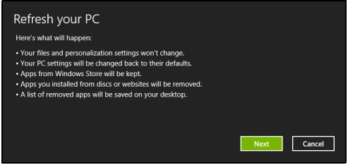 ACER ASPIRE V3-771G3316G1TMAKK - 重新整理電腦視窗會開啓。 - 1