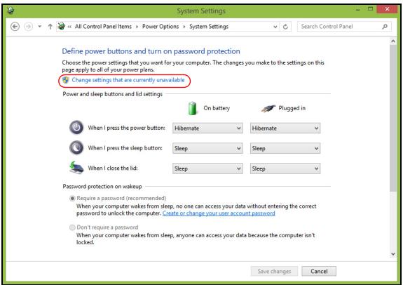 ACER TRAVELMATE P253-E-B8304G50MNKS - Désactiver le démarrage rapide - 2