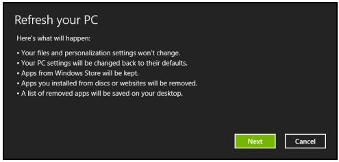 ACER TRAVELMATE P253-E-B8304G50MNKS - Recuperación desdeuna copia deseguidad derecuperación - 2