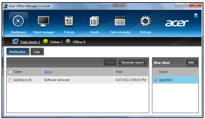 ACER TRAVELMATE P253-E-B8304G50MNKS - Dashboard - 1
