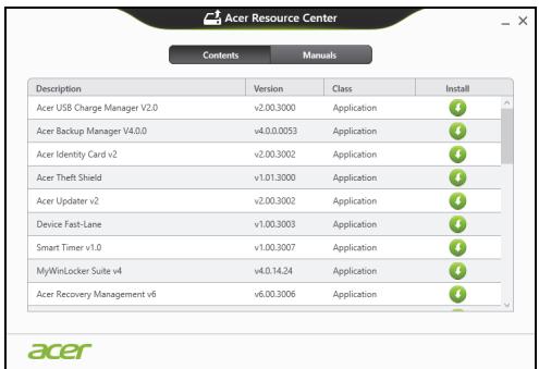 ACER TRAVELMATE P253-E-B8304G50MNKS - Reinstalling drivers and applications - 2