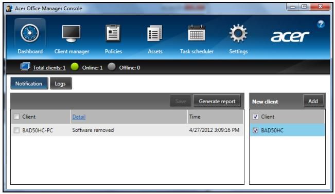 ACER TRAVELMATE P253-E-B8304G50MNKS - Tableau de bord - 1