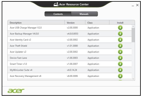 ACER TRAVELMATE P253-E-B8304G50MNKS - Reinstalling drivers and applications - 3