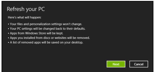 ACER TRAVELMATE P253-M-32344G50MNKS - Benutzerdefinierte Wiederherstellung mit Acer Recovery Management - 2