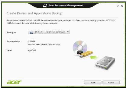 ACER ASPIRE V3-571G-53236G75MAKK - Co3dahne pe3epBHOJ KOPII dpaIBePoB IN pRIOXeHNI - 3