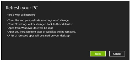 ACER ASPIRE V3-571G-53236G75MAKK - Se deschide fereastra Reimprospatare PC. - 1