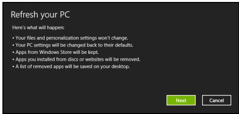 ACER ASPIRE V3-571G-53236G75MAKK - Arvuti värskendamine susteemi varukoopialt - 1