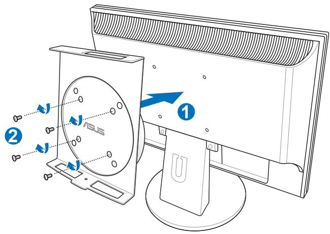 ASUS EEEBOX PC EB1033-B012G - Instalar o PC num monitor (optional) - 2