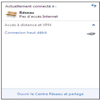 ASUS EEEBOX PC EB1033-B012G - Cliquez sur l'icone réseau de la zone de notification, puis sur la connexion que vous avez juste créé. - 1