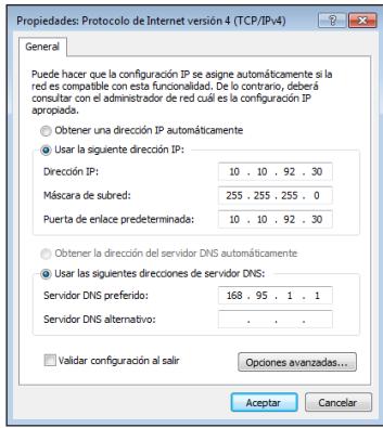 ASUS EEEBOX PC EB1033-B014E - Para usar una direccion IP estática: - 1
