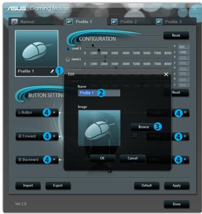 ASUS GX950 - Profile 1 menu - 1