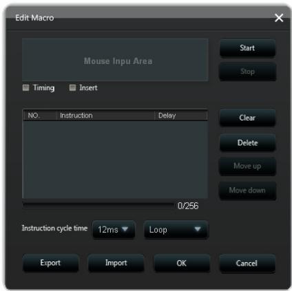 ASUS GX950 - Edit Macro menu - 2