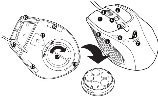 ASUS GX950 - Kennenlernen Ihrer ASUS GX950 Gaming Mouse - 1
