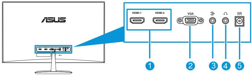 ASUS MX279H - Vue de derrière - 1