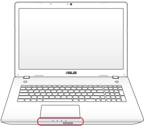 ASUS N76VJ-T5015H - Indicateurs d'etat - 1