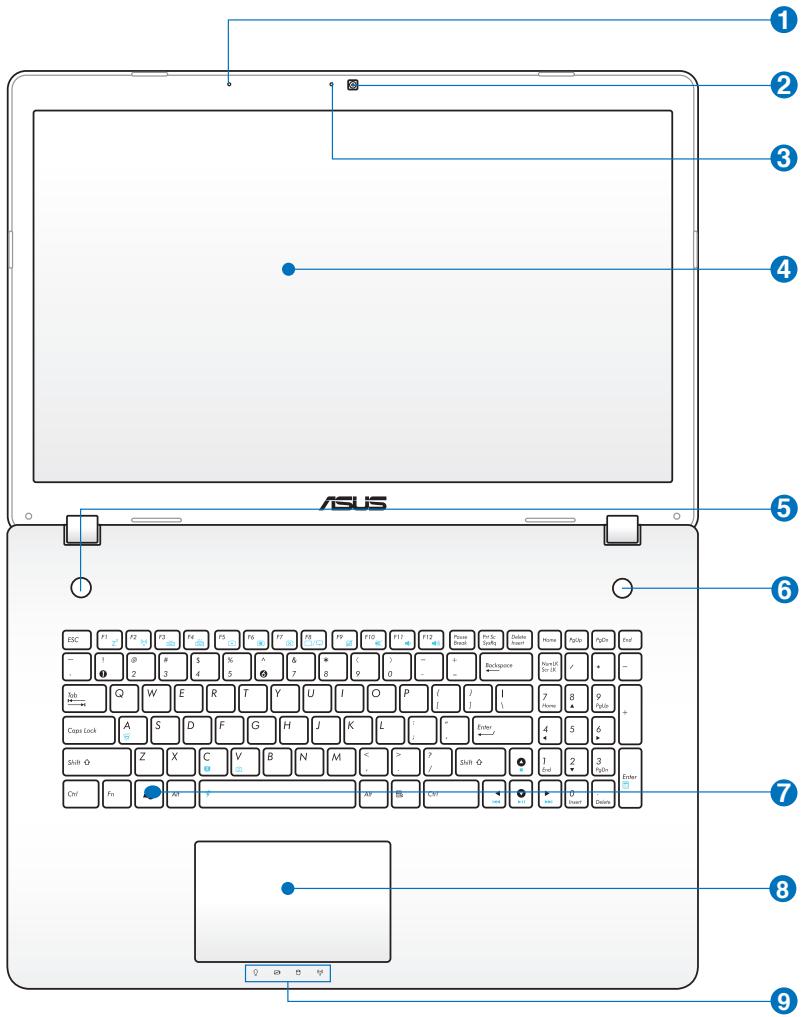 ASUS N76VJ-T5015H - Dessus - 2