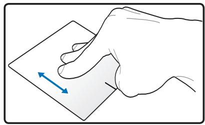 ASUS N76VJ-T5015H - Illustrations sur l'utilisation du pavé tactile - 13