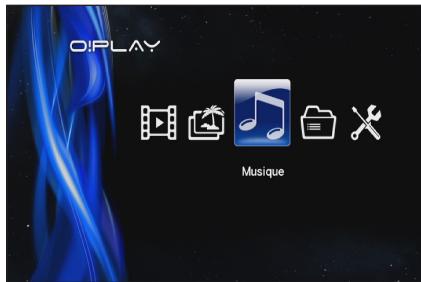 ASUS O!PLAY MINI - Pour lancer la lecture d'un fichier audio : - 1