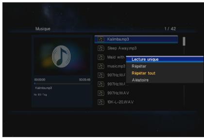 ASUS O!PLAY MINI PLUS - Pour configurer les paramètres de lecture audio : - 1
