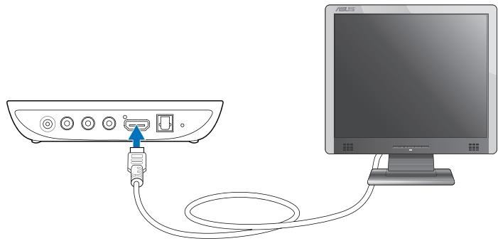 ASUS O!PLAY MINI PLUS - Pour connecter des périphériques au lecteur multimédia : - 1