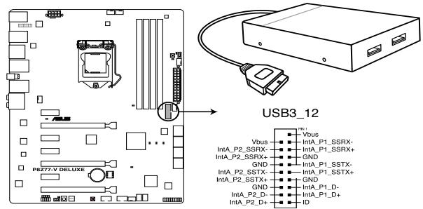 ASUS P8Z77-M - Connecteur USB 3.0 (20-1 pin USB3_12) - 1