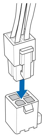 ASUS P8Z77-M - Connexion des prises d'alimentation ATX - 4