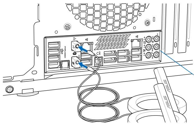 ASUS P8Z77-M - Installation du module réseau sans fil et Bluetooth Wi-Fi 802.11a/b/g/n, Bluetooth v4.0/3.0 + HS - 7