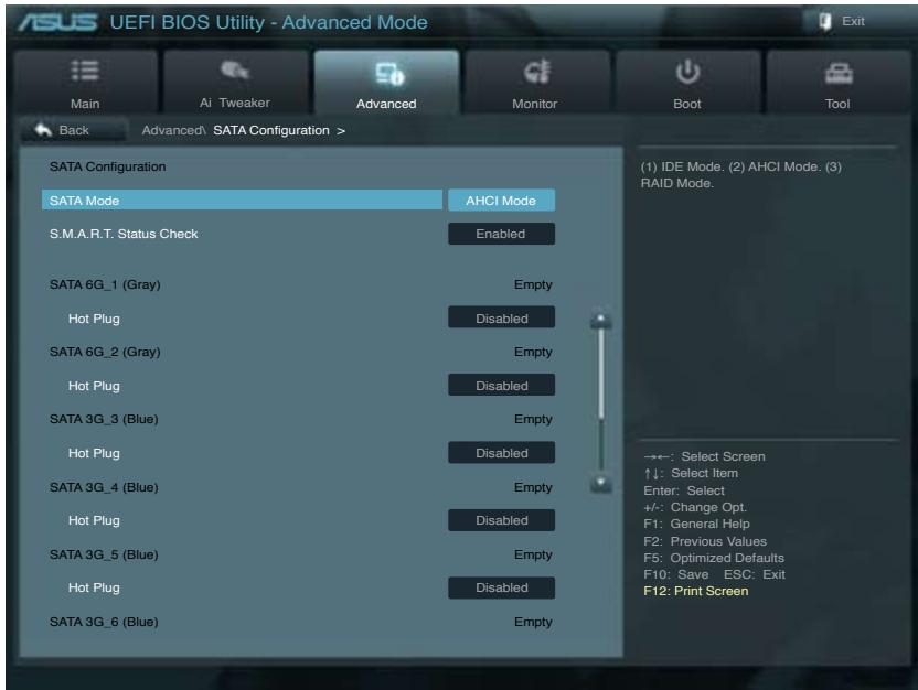 ASUS P8Z77-M - SATA Configuration (Configuration SATA) - 1