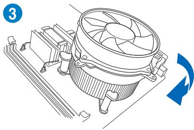 ASUS P8Z77-M - Pour installer le ventilateur/dissipateur de CPU - 3