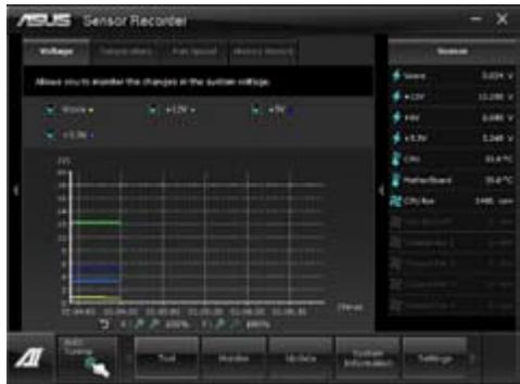 ASUS P8Z77-M - Configurer Sensor Recorder - 1