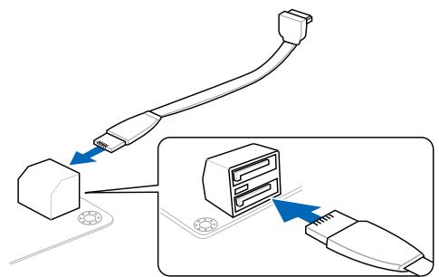 ASUS P8Z77-M - Connexion de périhériques SATA - 2