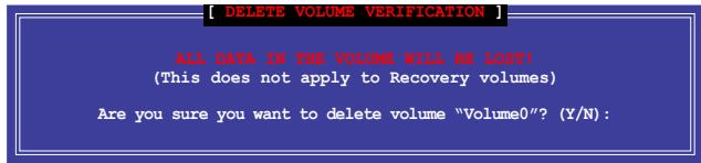 ASUS P8Z77-M - Supprimer un volume RAID - 3