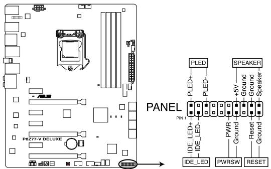 ASUS P8Z77-M - Connecteur panneau système (20-8 pin PANEL) - 1