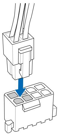 ASUS P8Z77-M - Connexion des prises d'alimentation ATX - 3