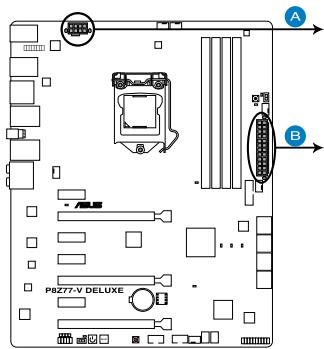 ASUS P8Z77-M - Connecteurs d'alimentation ATX (24-pin EATXPWR; 8-pin EATX12V) - 1