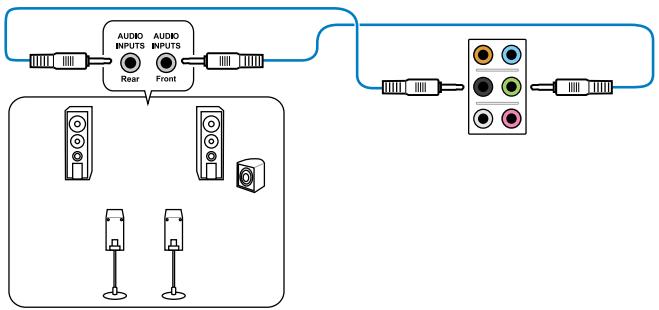 ASUS P8Z77-M - Connexion à un système de haut-parleurs 4.1 - 1