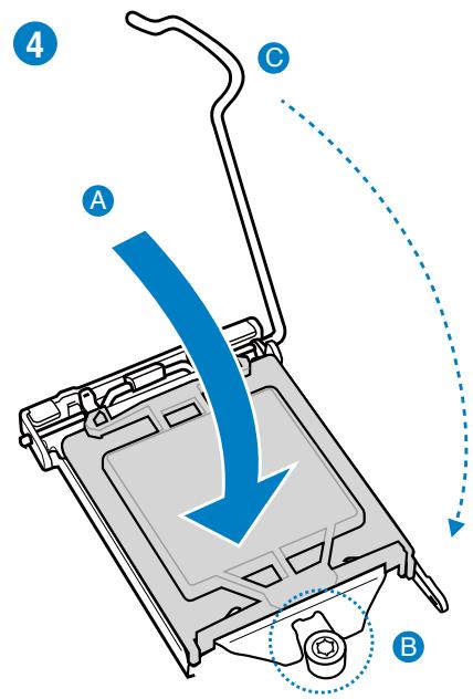 ASUS P8Z77-M - Installation du CPU - 5