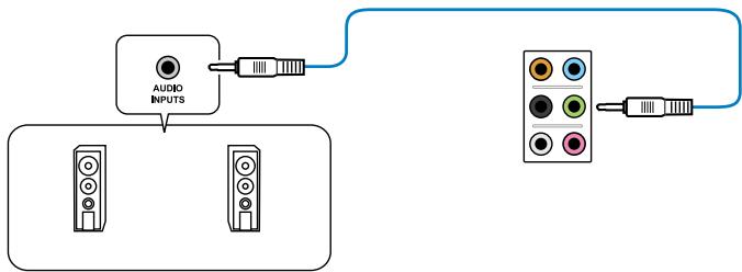 ASUS P8Z77-M - Connexion à des haut-parleurs stéreo - 1