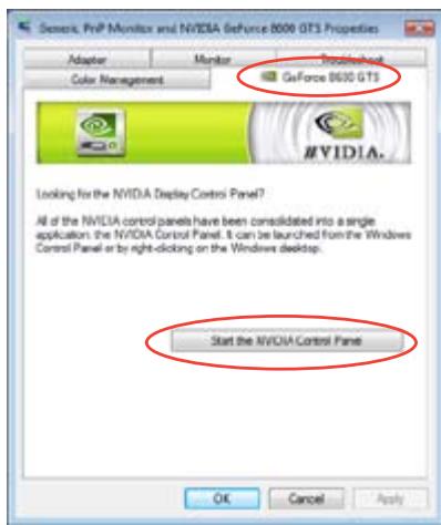 ASUS P8Z77-M - Lancer le Panneau de configuration NVIDIA - 5