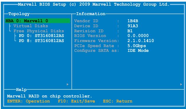 ASUS P8Z77-M - Utilitaire RAID Marvell - 2