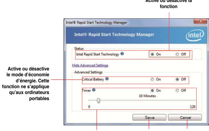 ASUS P8Z77-M - Activer et désactiver la technologie Intel® Rapid Start sous le système d'exploitation - 3
