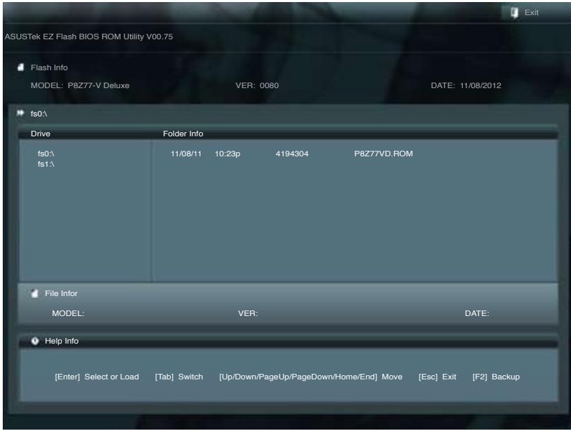 ASUS P8Z77-M - Utilitaire ASUS EZ Flash - 2