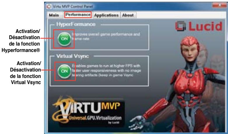ASUS P8Z77-M - Onglet Performance (Performances) - 1