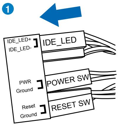 ASUS P8Z77-M - Pour installer ASUS Q-Connector - 1