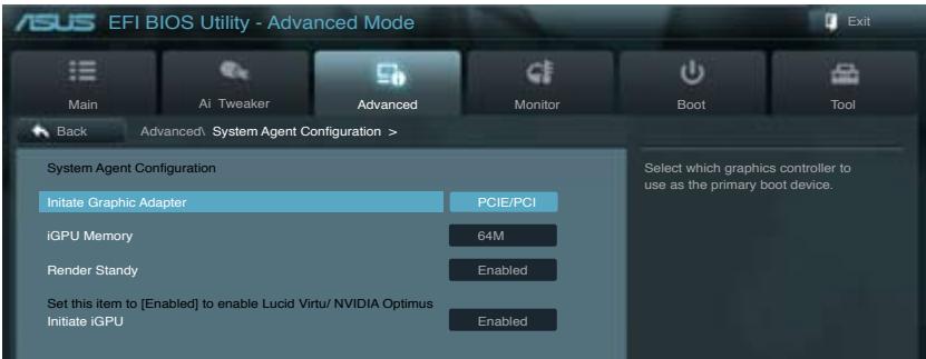 ASUS P8Z77-M - System Agent Configuration (Agent de configuration système) - 1