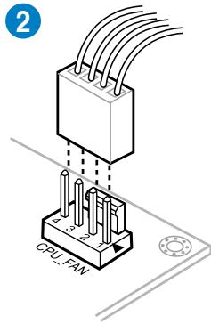 ASUS P8Z77-M - Pour installer le ventilateur/dissipateur de CPU - 2