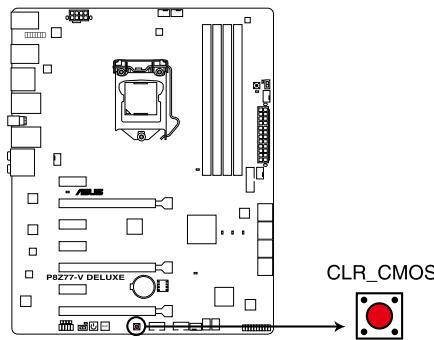 ASUS P8Z77-M - Bouton d'effacement de la mémoire CMOS - 1