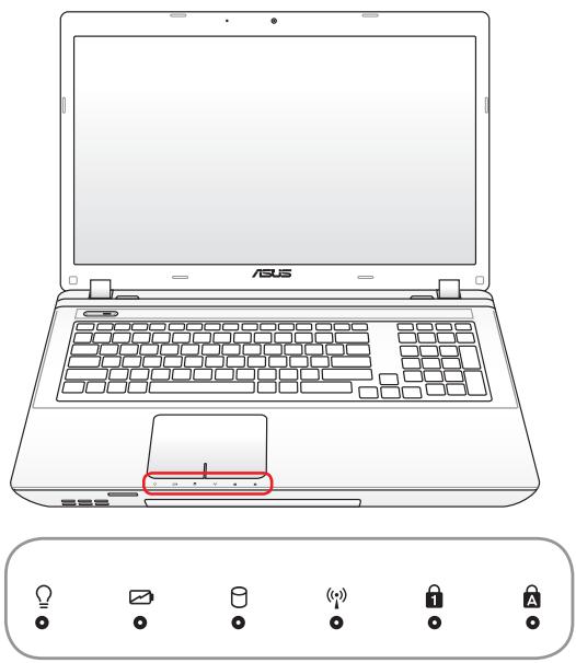 ASUS R900VJ-YZ103H - Status Indicators - 1