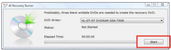 ASUS R900VJ-YZ103H - Creating the Recovery DVD: - 1